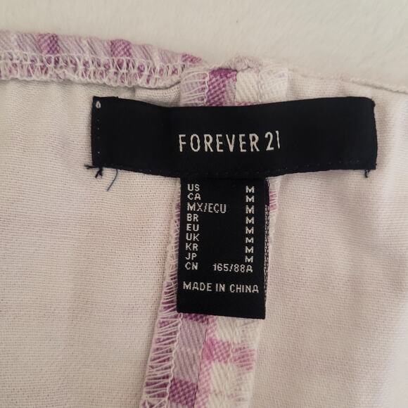 ALT Sabrina Carpenter Lavender Fog Purple Plaid Halter Top Vest‎ Sz M Boho NWOT - Picture 4 of 7